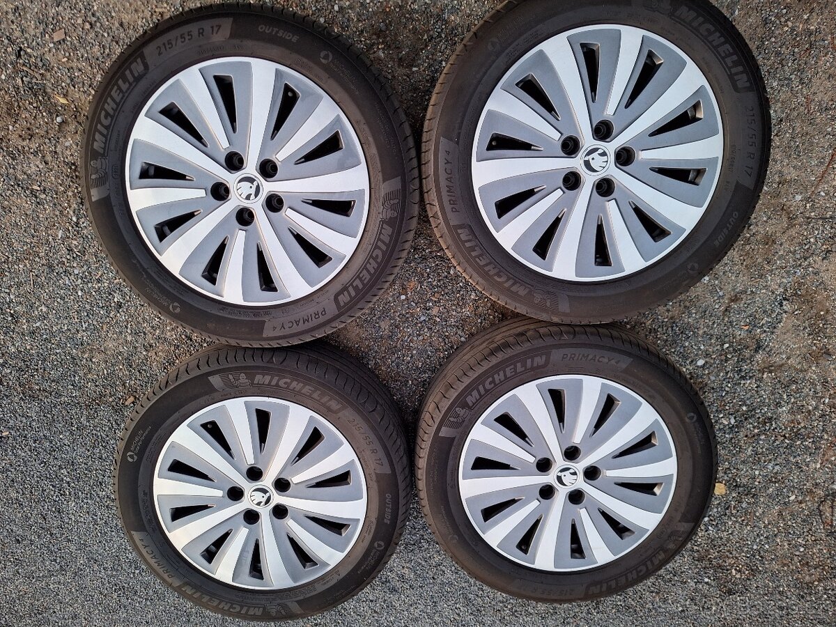 Prodam Origo alu kola škoda superb III 5x112 r17 drakon