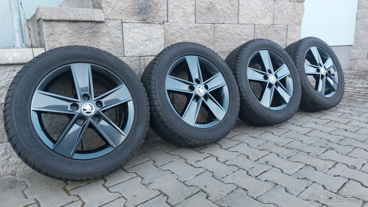 Alu kola 5x112 r16 Star originál Škoda Octavia III