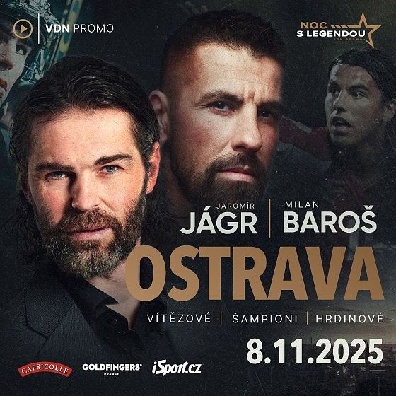 Noc s legendou- Jágr a Baroš 8.11.2025