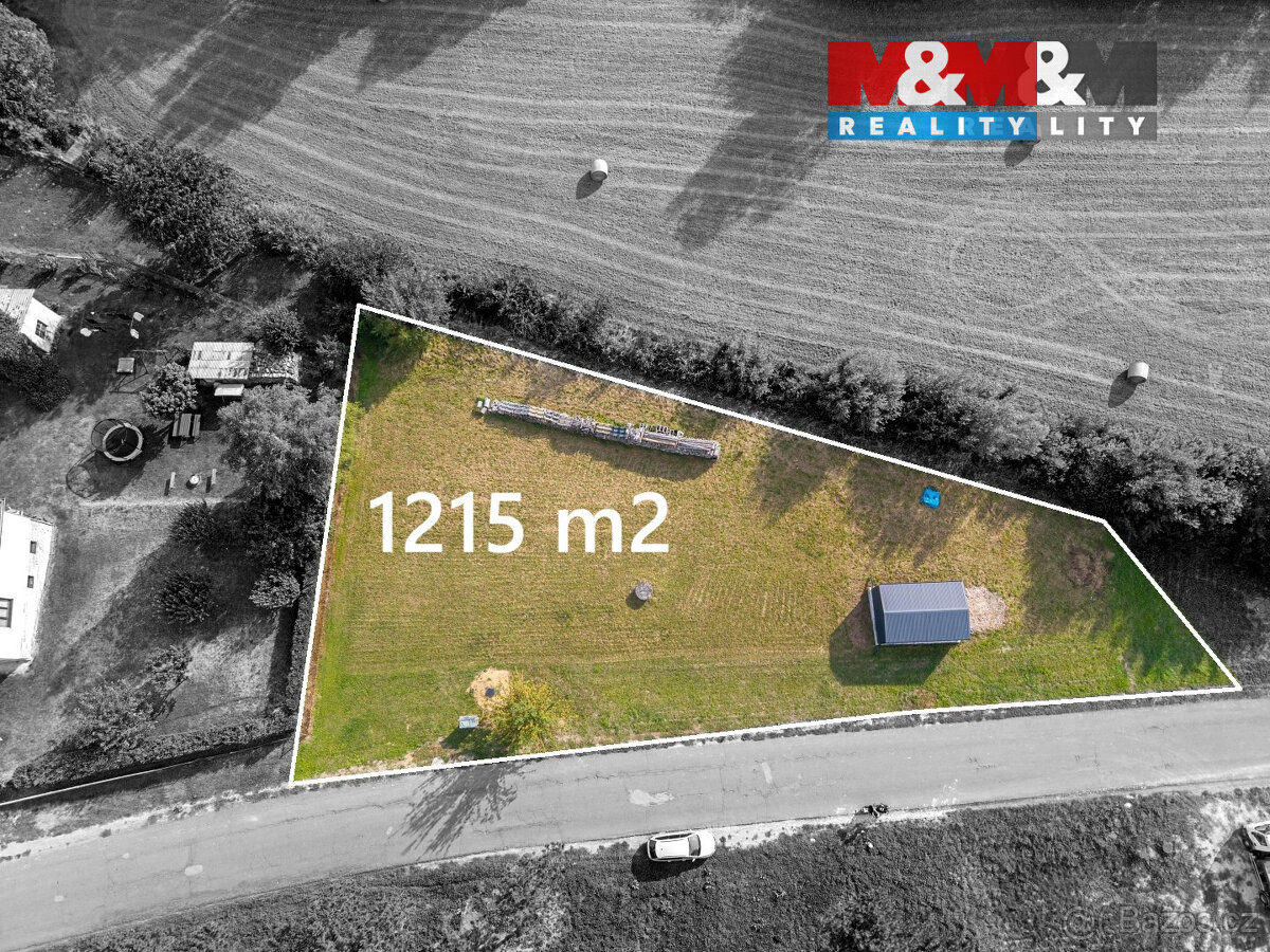 Prodej pozemku k bydlení, 1215 m², Údrnice