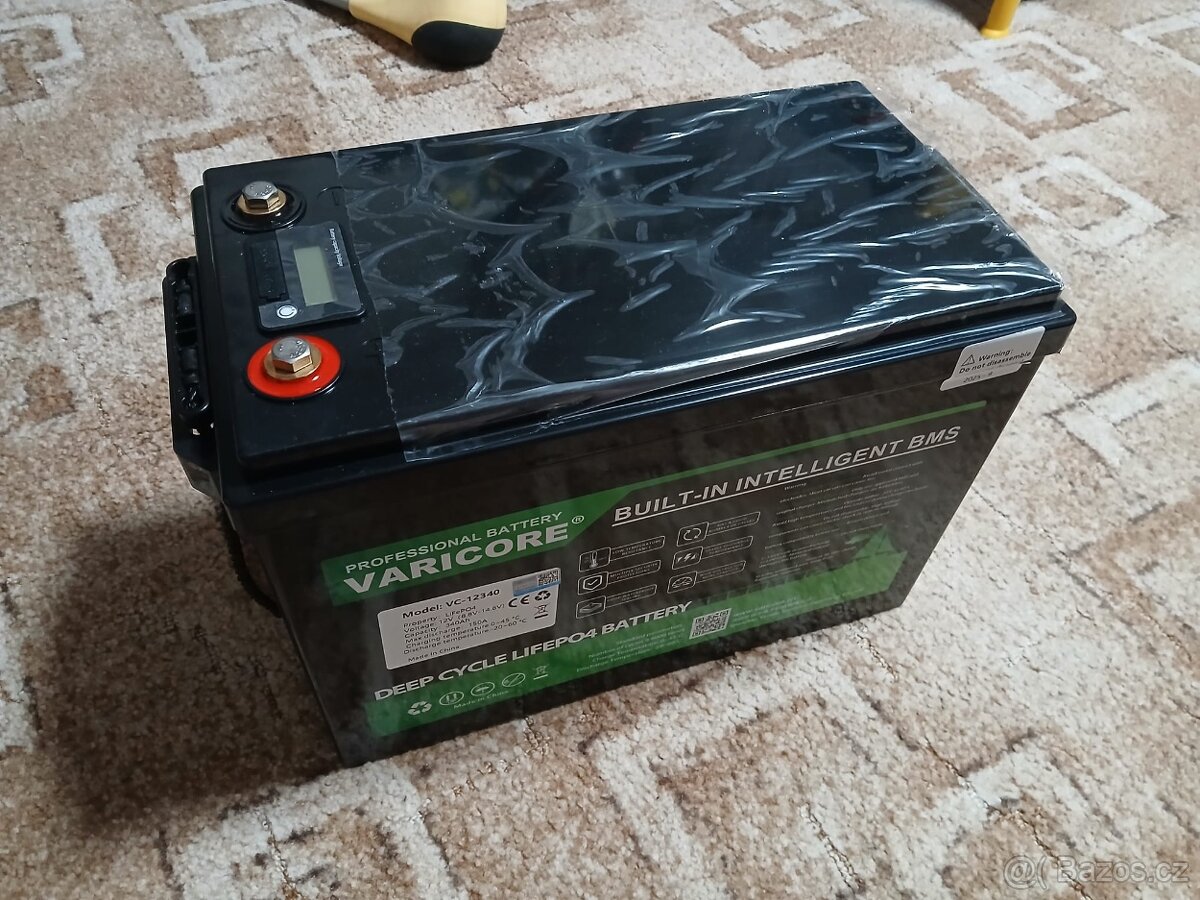 Prodám nový lifepo4 akumulátor Baterie  12v 320Ah 4kWh