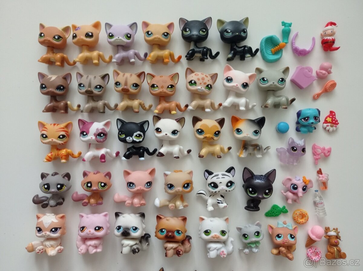 Lps littlest petshop kočky, kočičky, koťata staré edice
