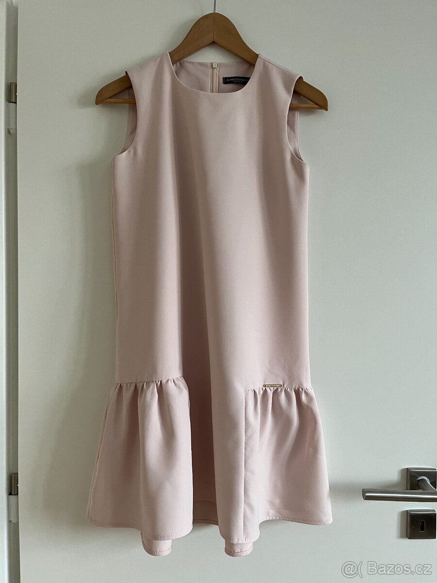 Maxi šaty starorůžová, velikost S, 36