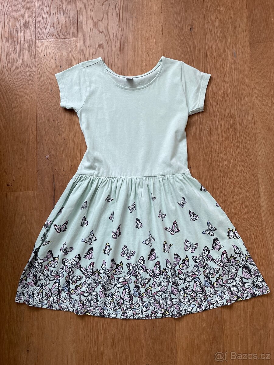Šaty s motýly 128 DopoDopo
