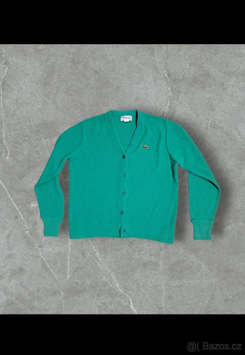 Zelený Lacoste svetr