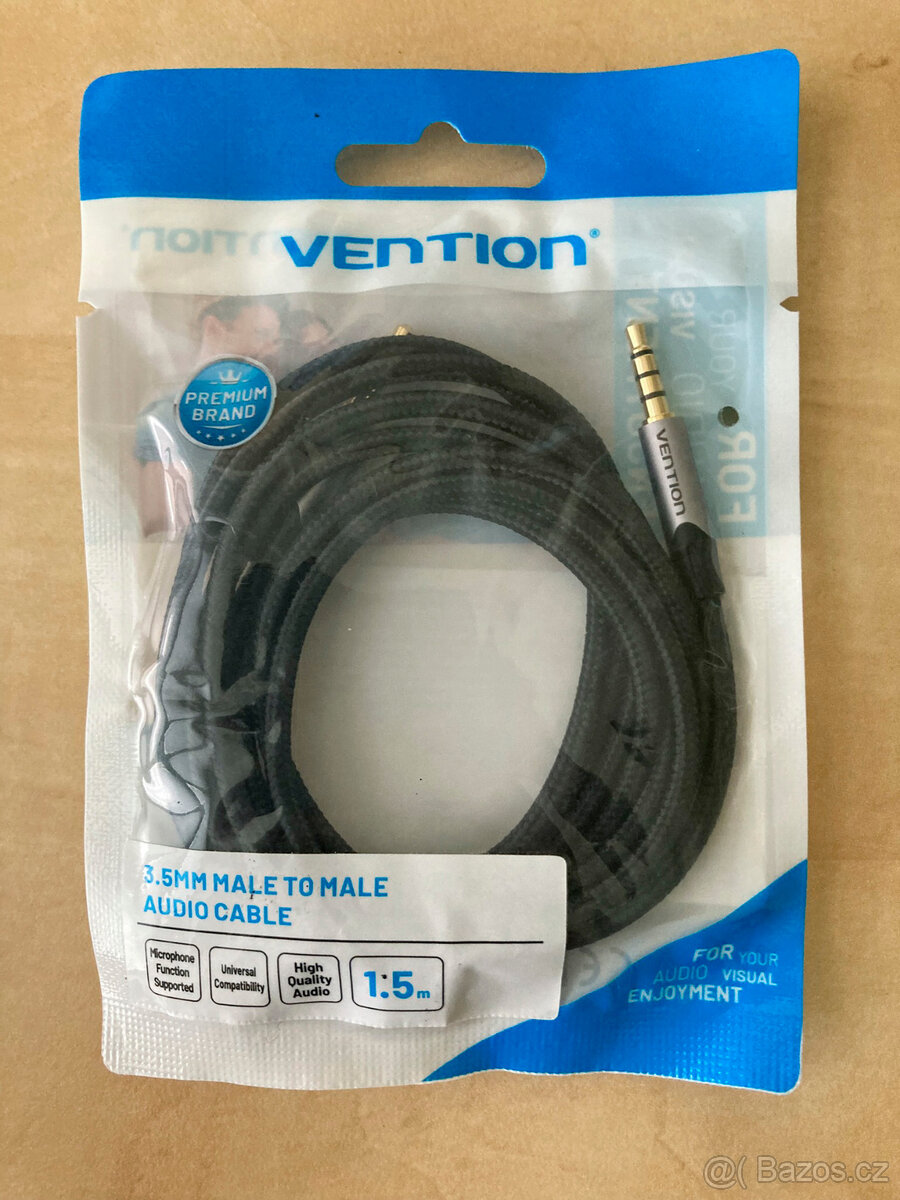 TRRS kabel 3,5 mm - nový