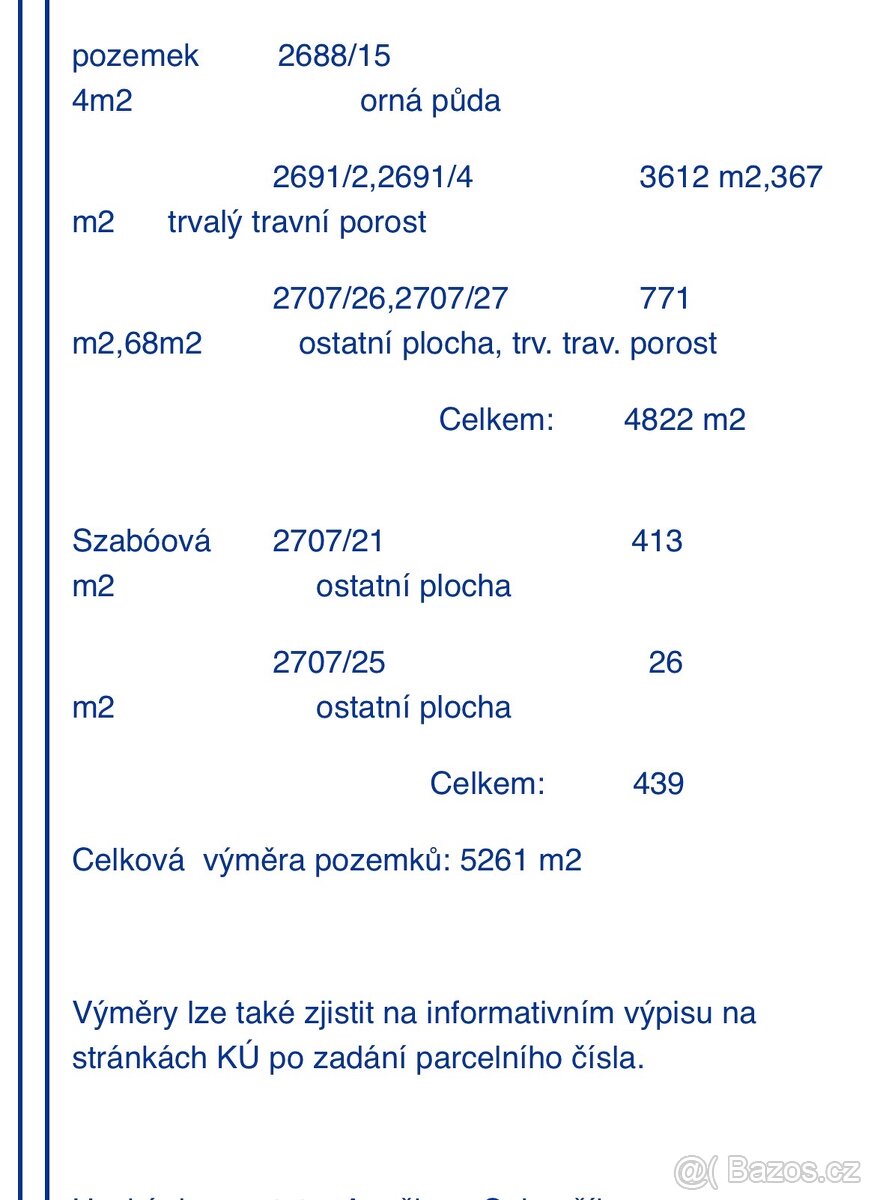 Pozemek Tachov