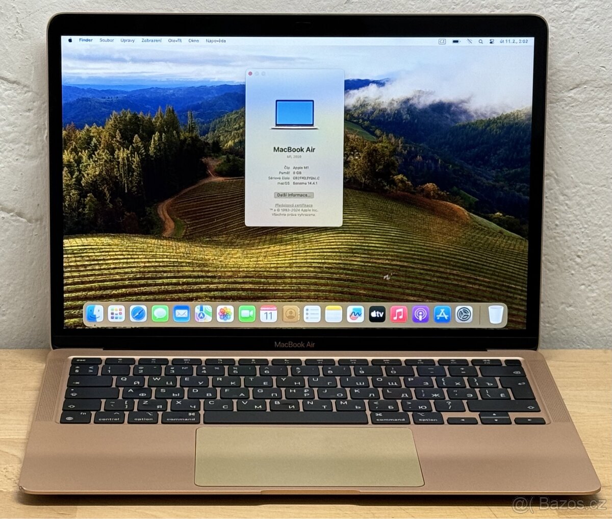 MacBook Air M1 13” 2020 /8GB RAM/Apple M1/256GB SSD/ Záruka