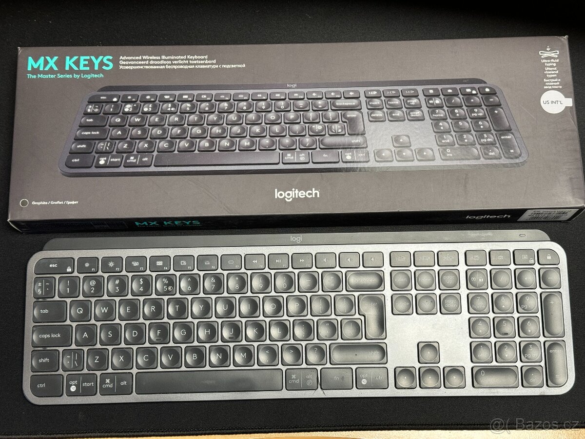 Podsvícená klávesnice Logitech MX Keys