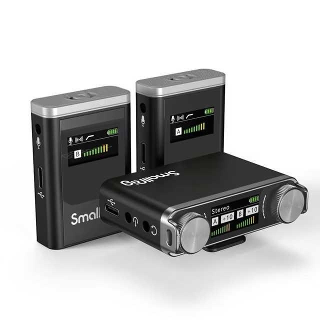 Bezdrát 2x vysílač 1x přijímač SmallRig Forevala, 2x klopak