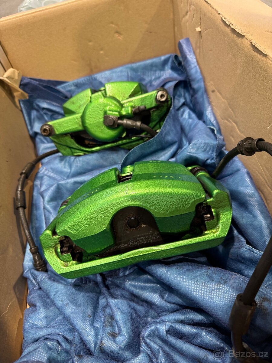 Brzdy O3 RS 340mm + Clubsport kotouce + 310mm zadni brzdy