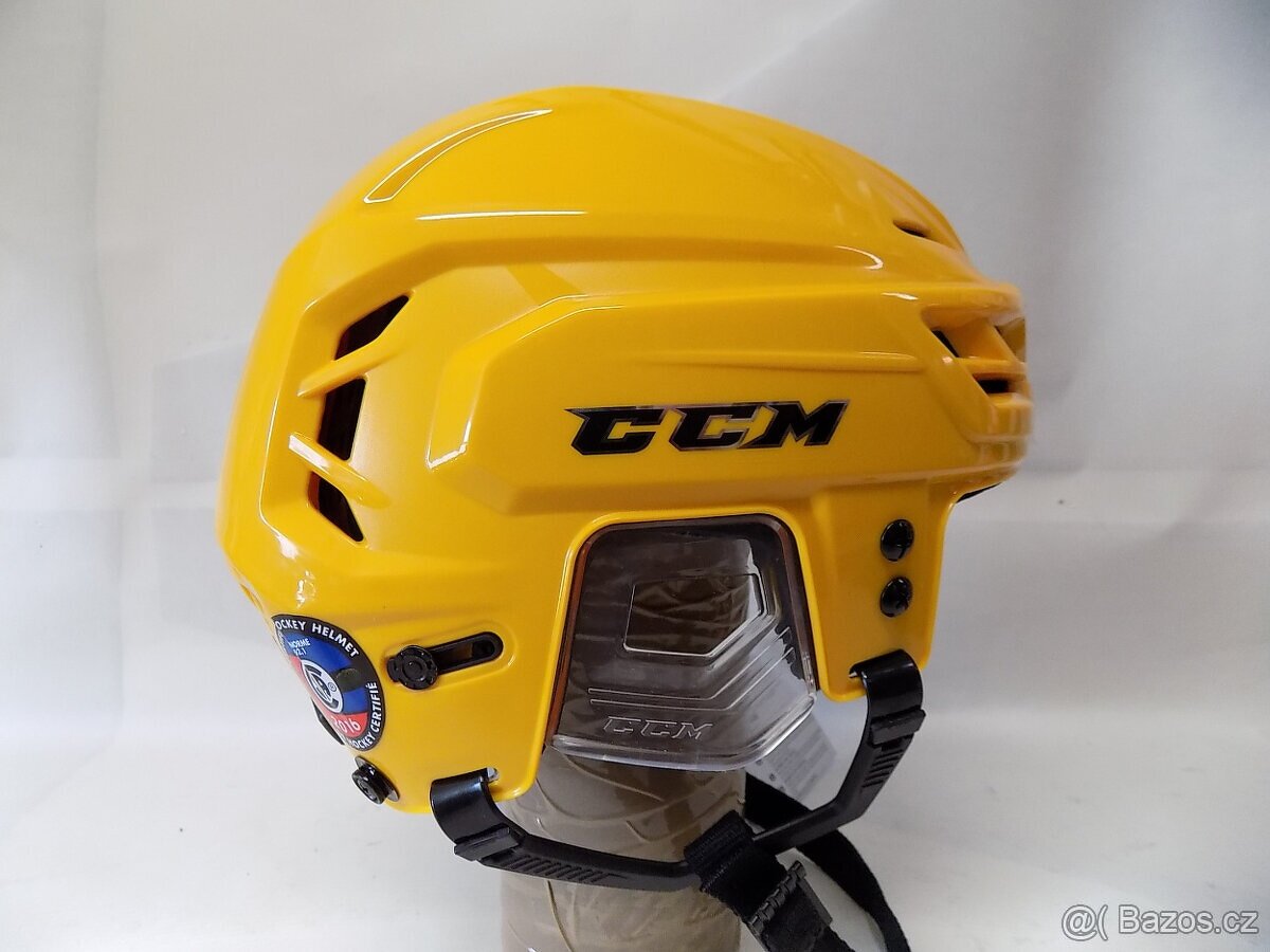NOVÁ - TOP helma CCM Resistance Gold vel. S (žlutá)