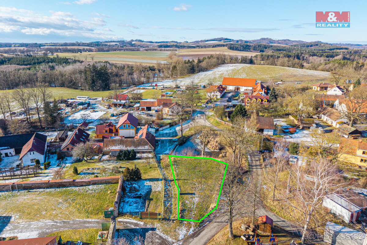 Prodej pozemku k bydlení, 613 m², Chotoviny