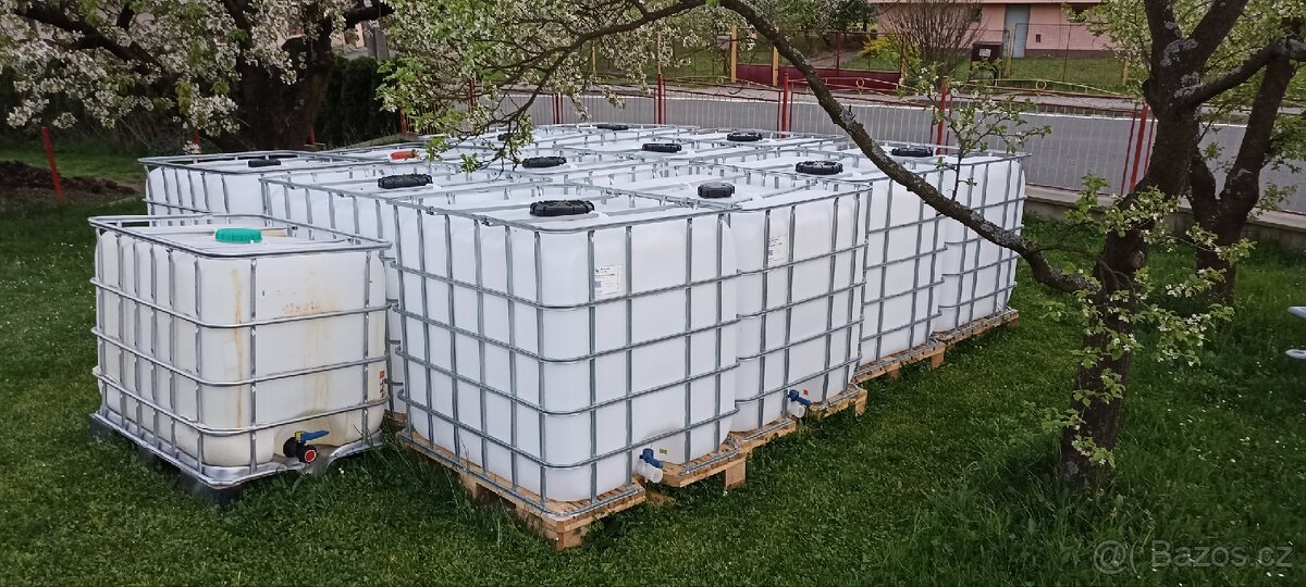 Ibc nádrže čisté 1000 litrů
