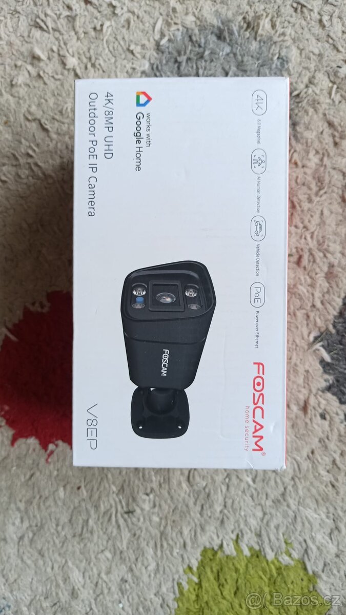 IP kamera FOSCAM V8EP PoE venkovní 4K/8MP UHD