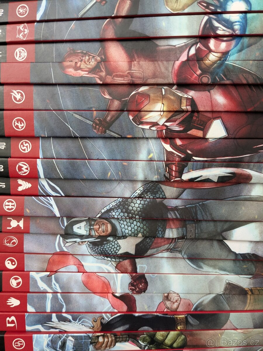 Prodám Marvel komiksy (CREW, Nejmocnější hrdinové Marvelu)