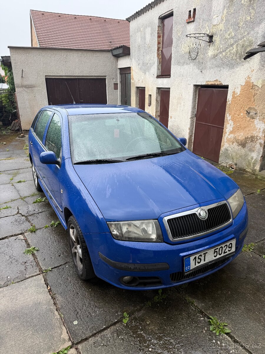 🟦 Škoda Fabia 1.2 HTP, r.v. 2007 – pojízdné, pěkný stav