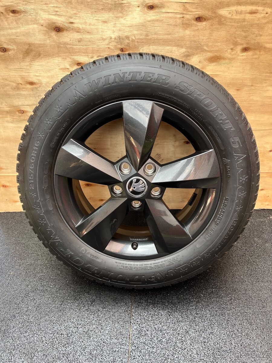 Zimní ORIGO. ALU ŠKODA 16" 5x112 215/60R16 “Nanuq”