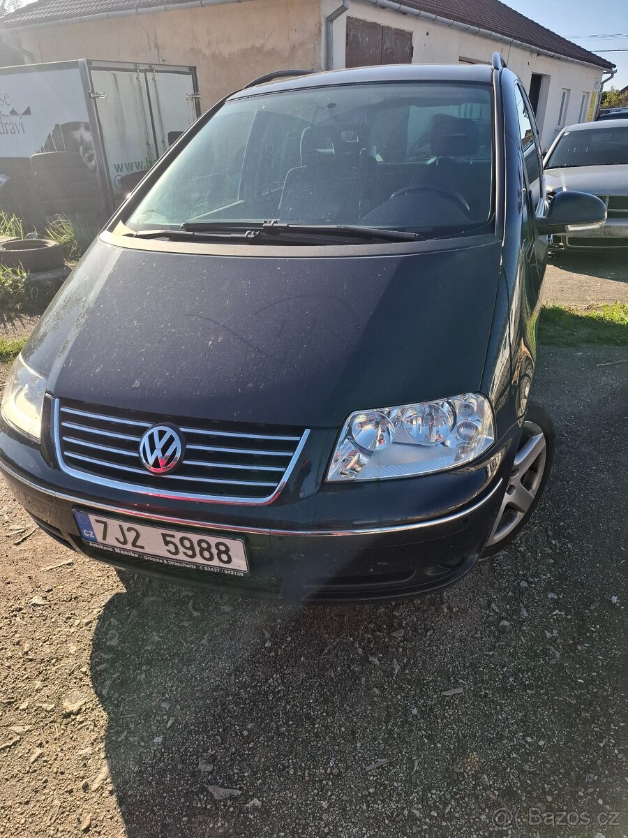 Volkswagen sharan 1.9tdi 85kw. R.V. 2009 7míst.