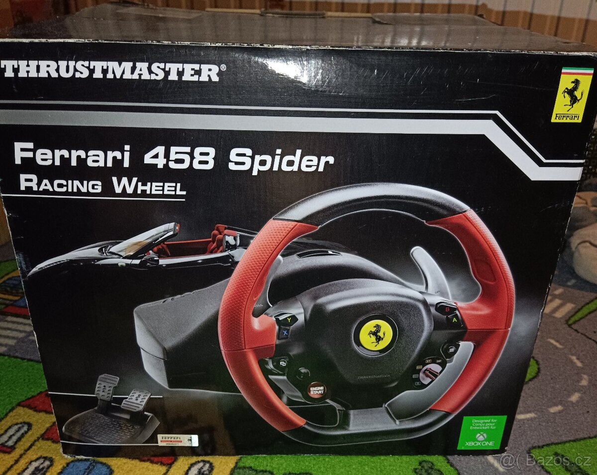 Volant pedály Xbox One Ferrari 458 spider