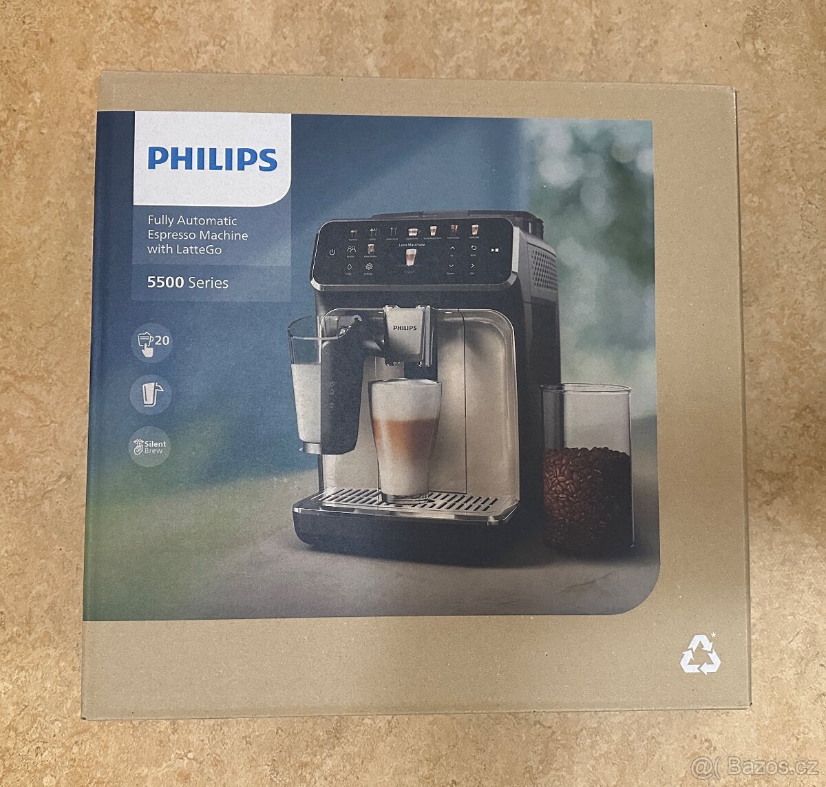 Espresso Philips Series 5500 LatteGo EP5547/90, NOVÉ, záruka