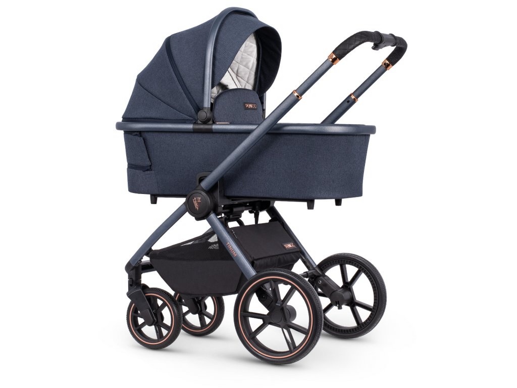 Dvojkombinace kočářek Venicci Tinum modrý