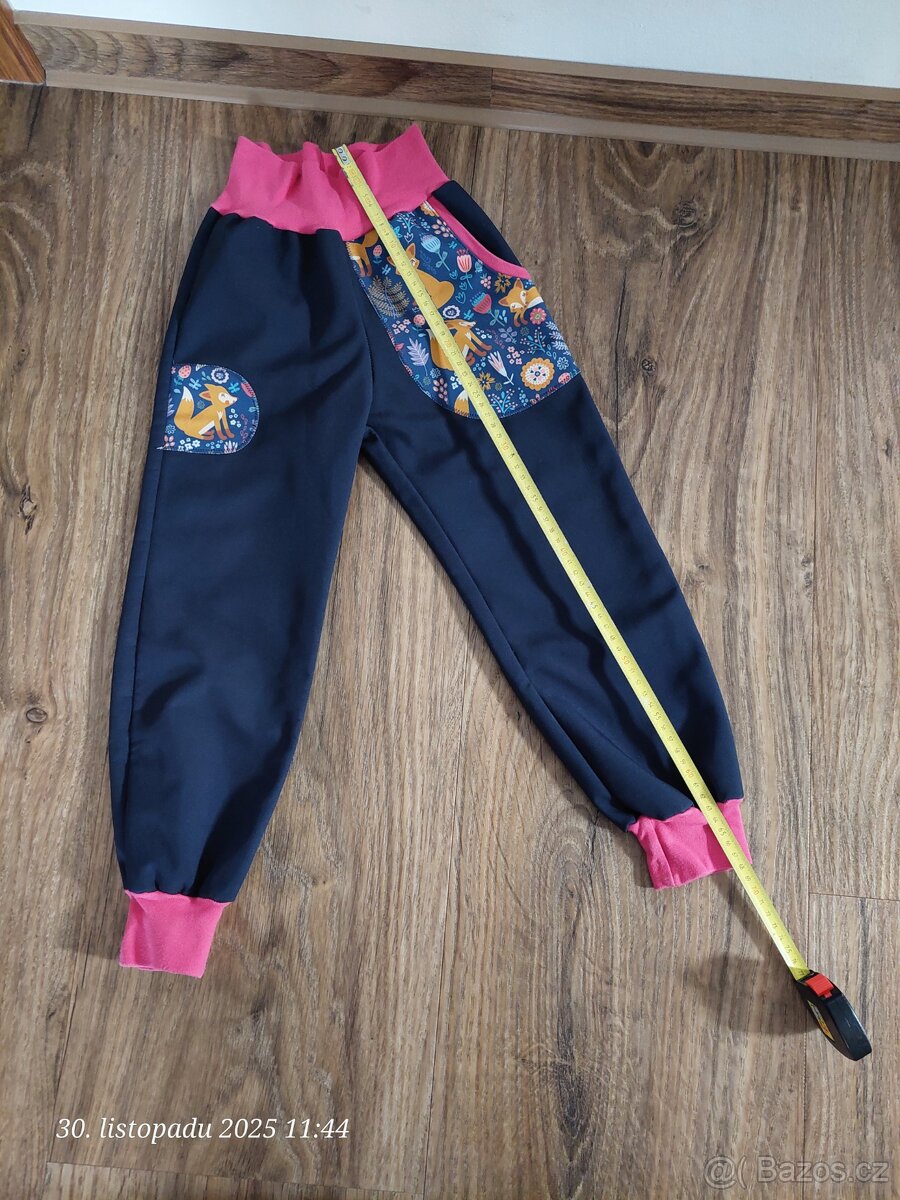 Softshellové kalhoty s fleecem