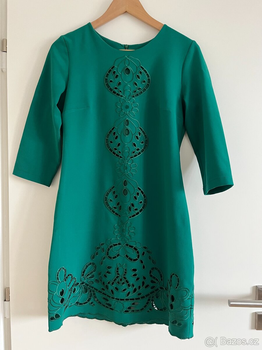 Tyrkysové šaty, velikost 36