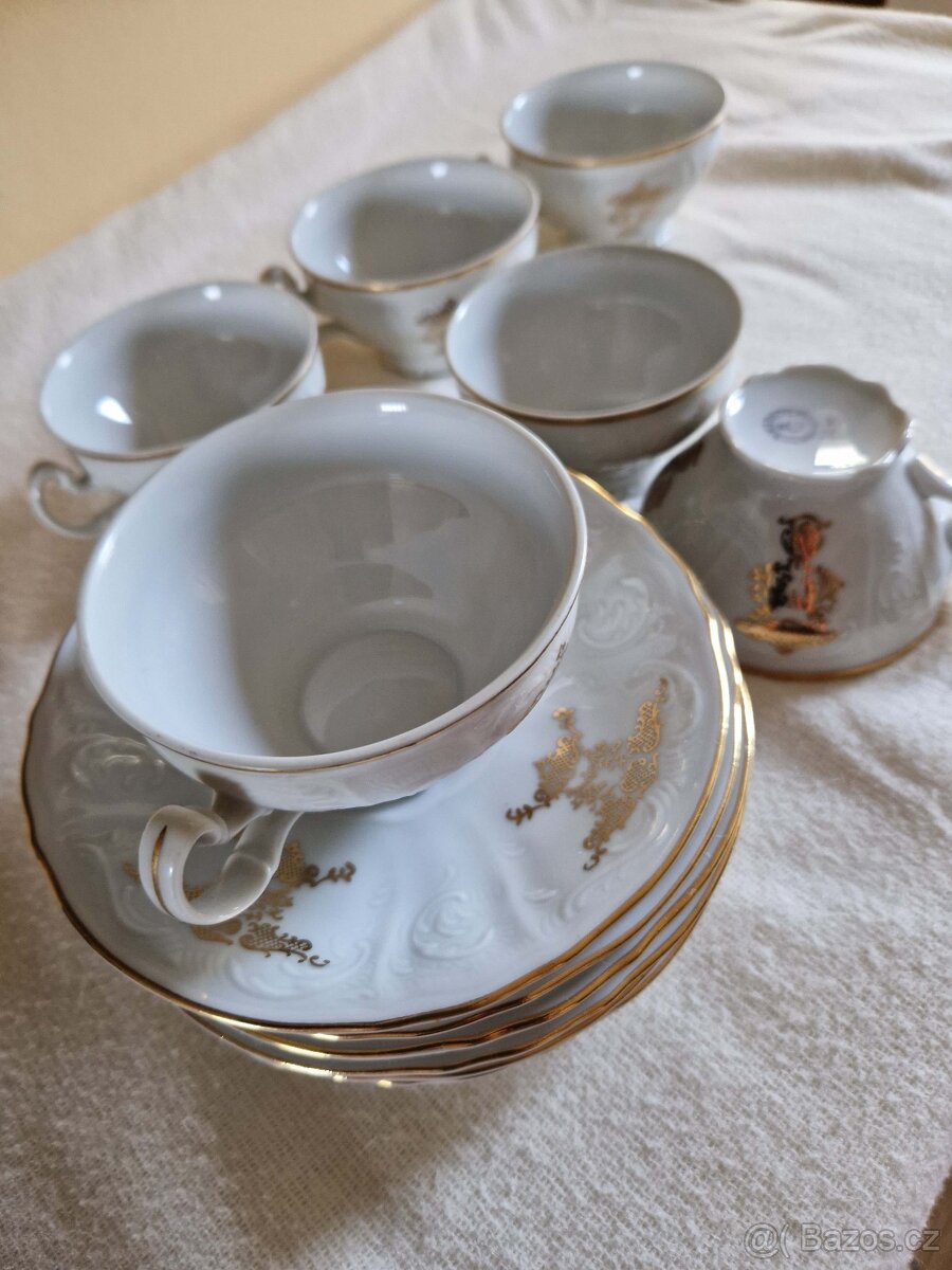 Porcelán čajové šálky
