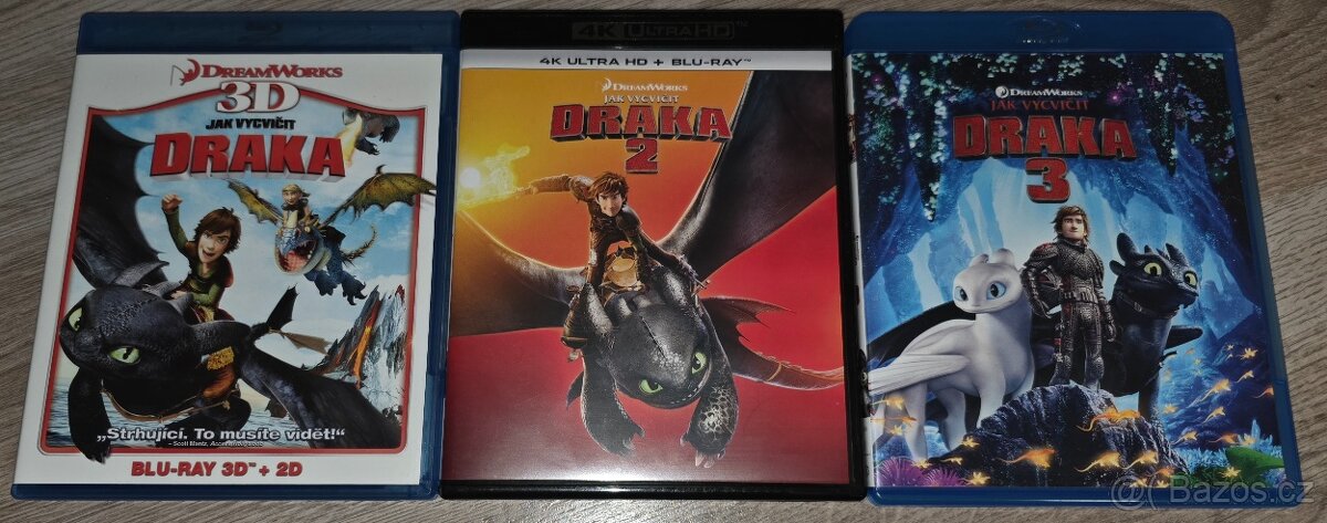 BLU RAY - 4K- JAK VYCVIČIT DRAKA CZ DAB