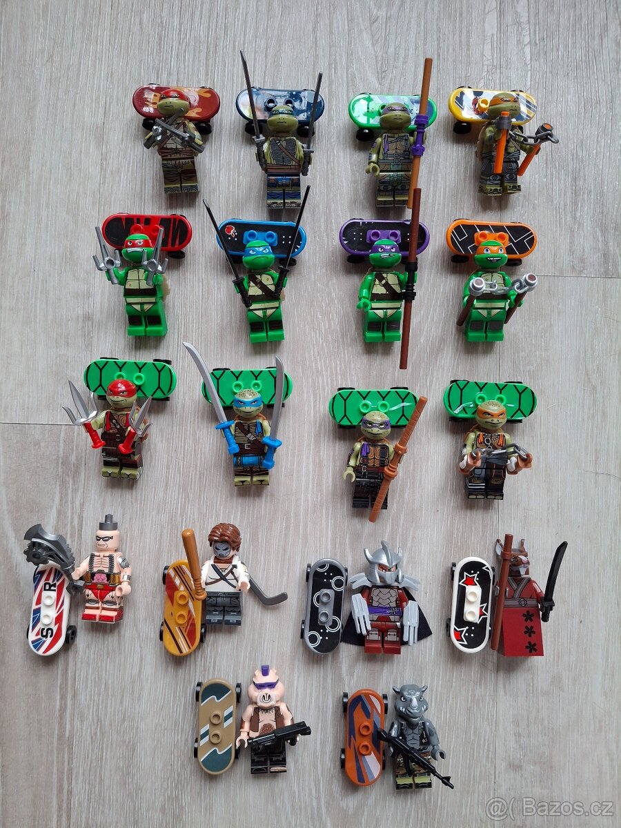 Želvy ninja ke stavebnici lego