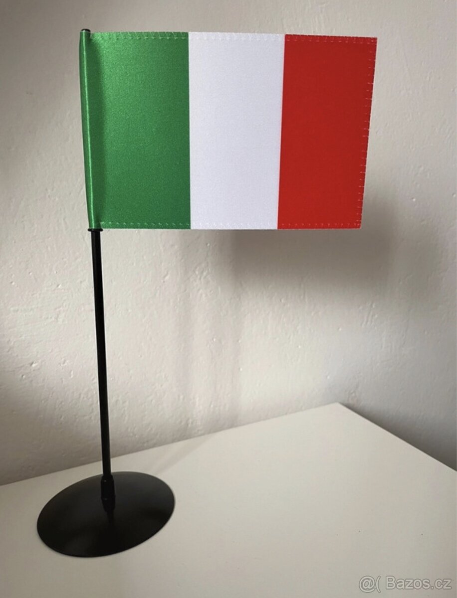 italská stolní vlajka