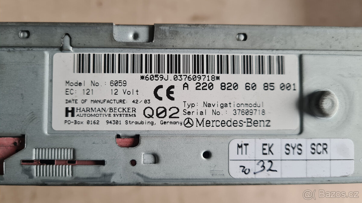 řídící jednotky Mercedes W211