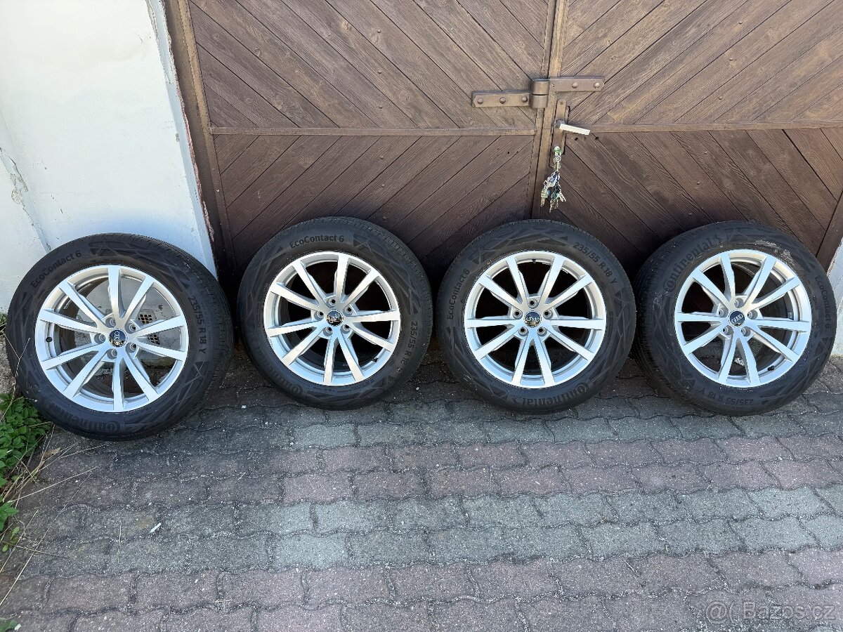 originál sada Audi 18" s pneu Continetal 235/55/18
