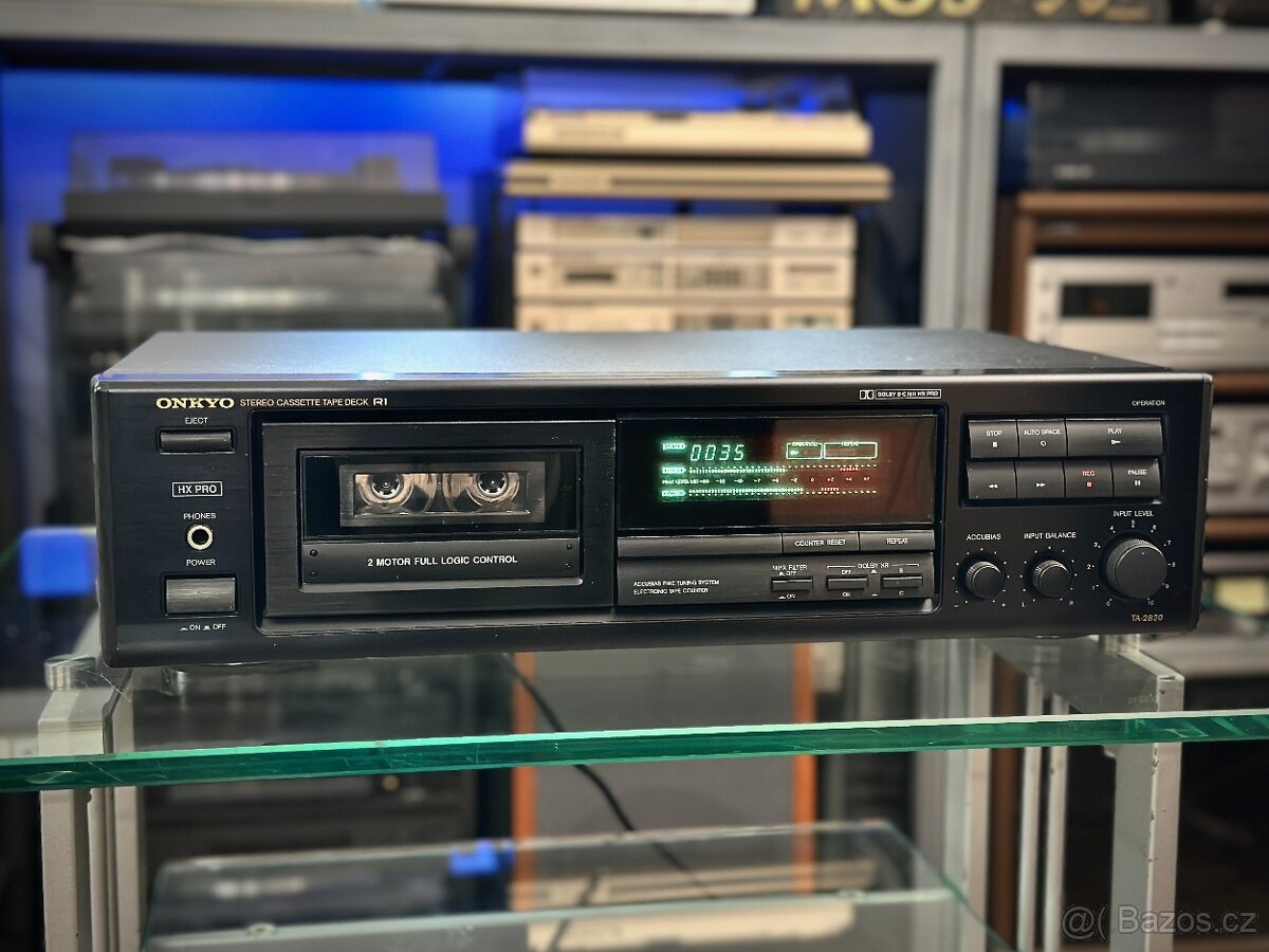 ONKYO TA-2820 (r.1993) Bias, Dolby B, C, po celkovém servisu