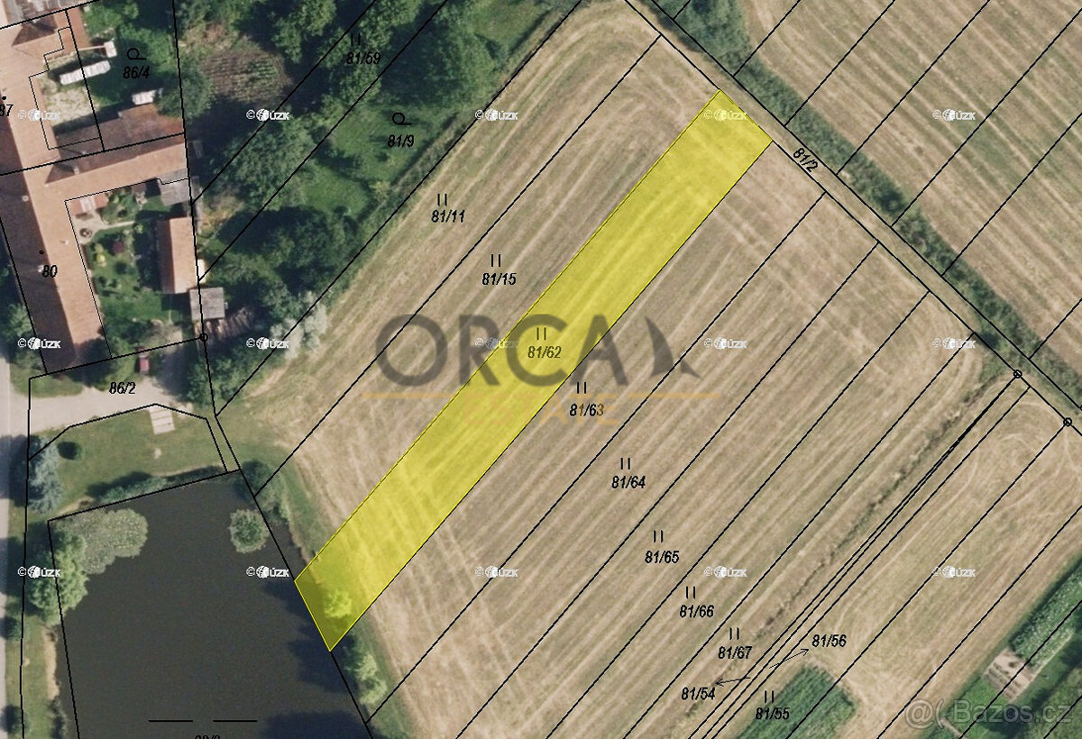 Prodej podílu na pozemku 466 m2 v k. ú. Prostějovičky