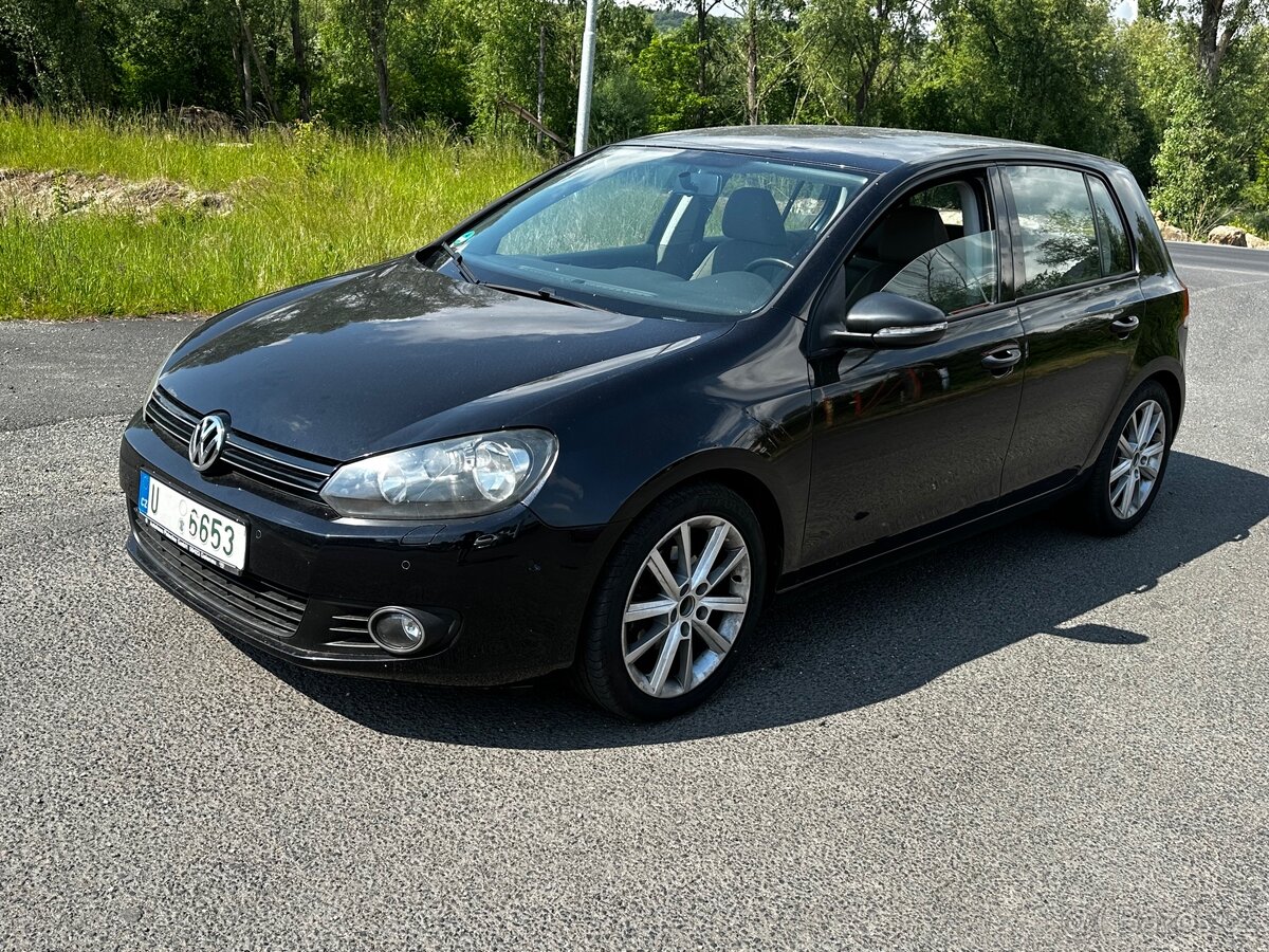 VW Golf VI 2.0TDi 81kw, r.2008, klima, 152000km, serviska