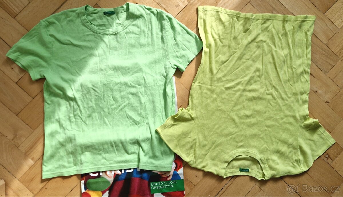 Dvě dětská trika United Colors of Benetton M