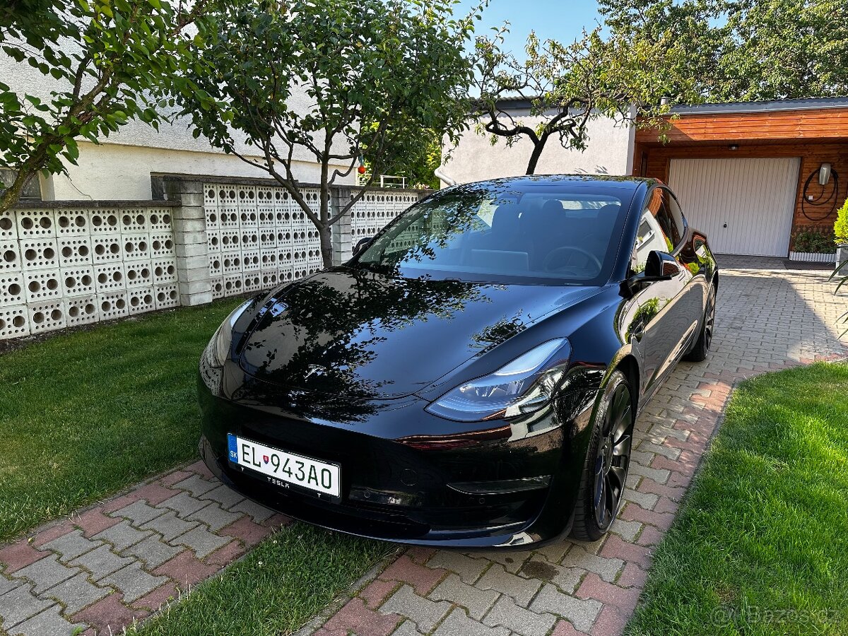 Tesla model 3 Performance 2021 Refresh Odpocet DPH