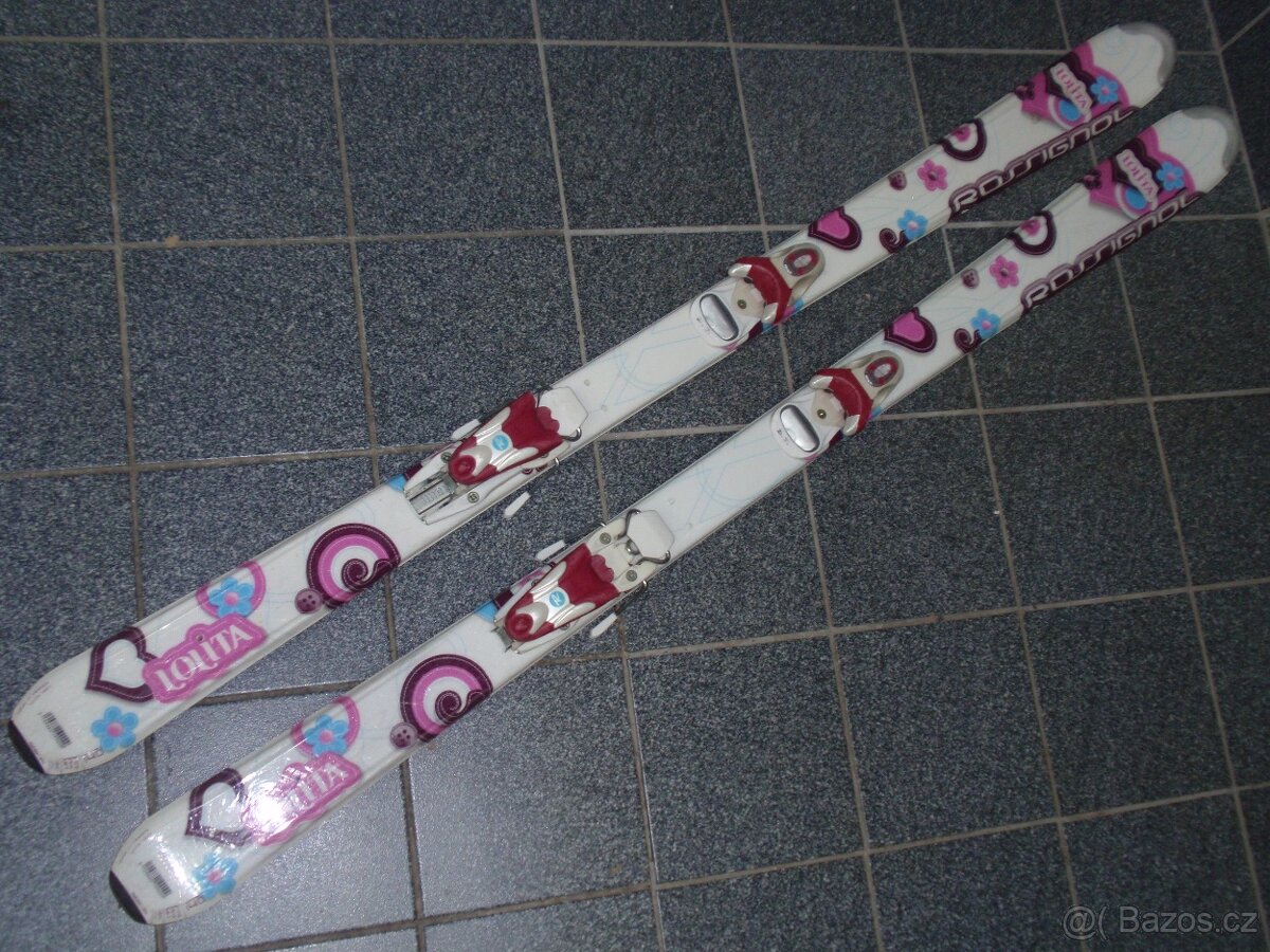 DÍVČÍ NASERVISOVANÉ 140 CM LYŽE CARVY ROSSIGNOL LOLITA