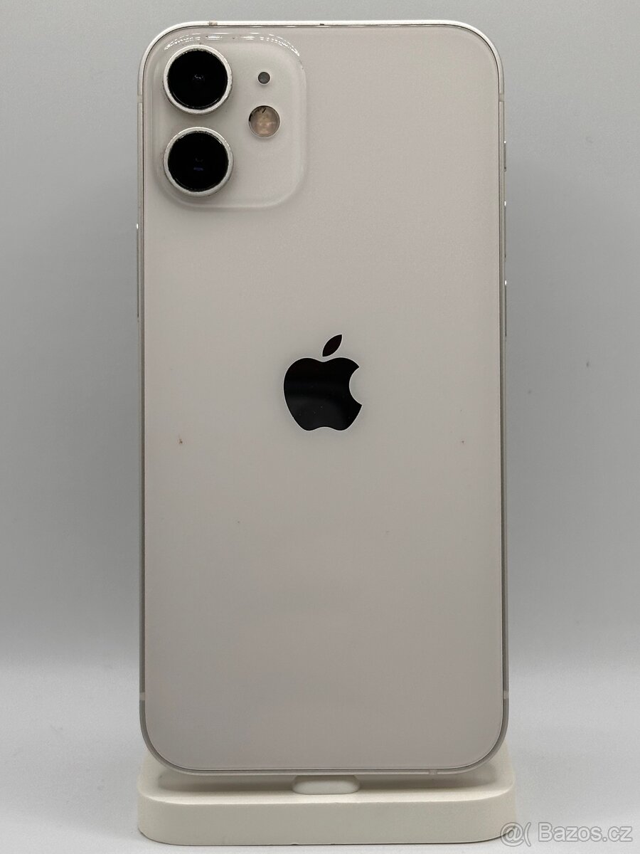 iPhone 12 Mini 256GB White, 100% Baterie