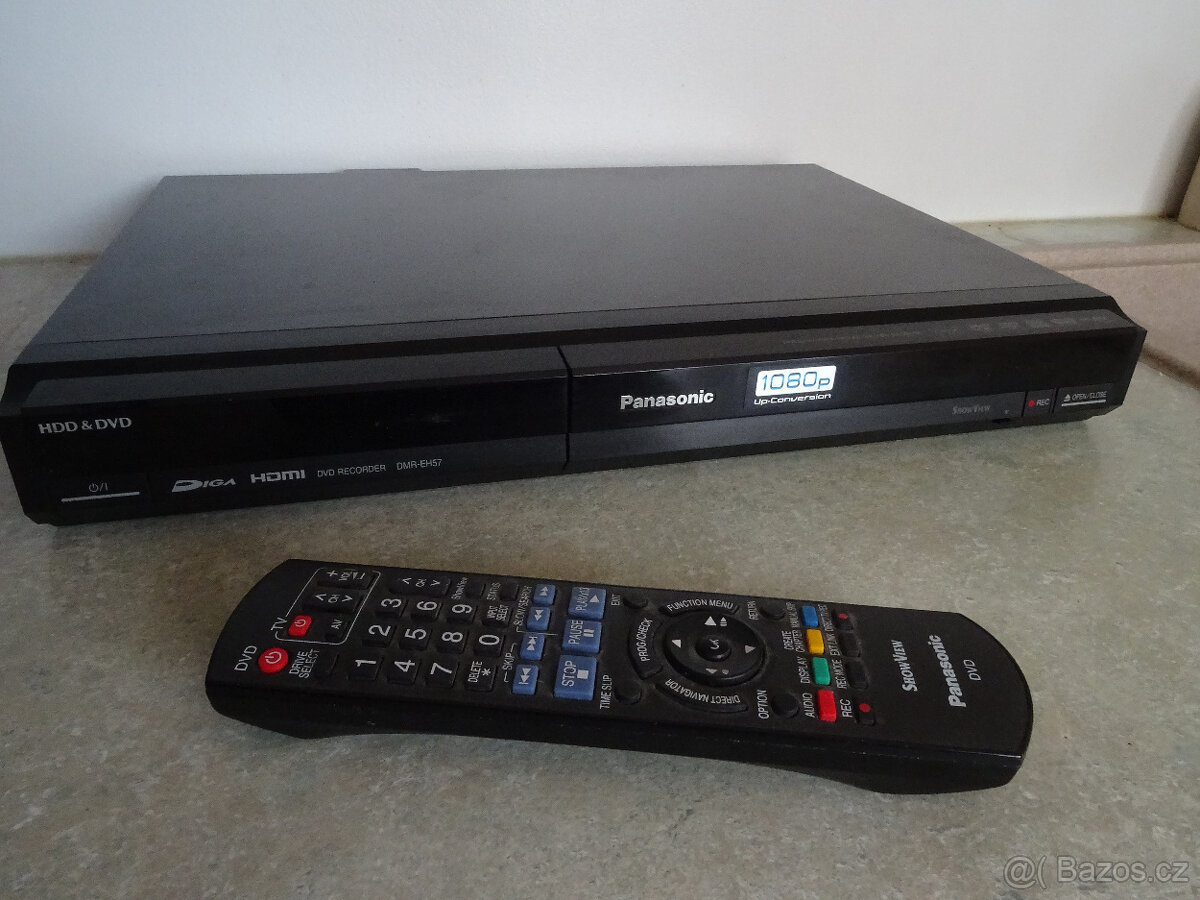 DVD a HDD rekordér Panasonic DMR-EH57 - 160 GB - HDMI - TOP
