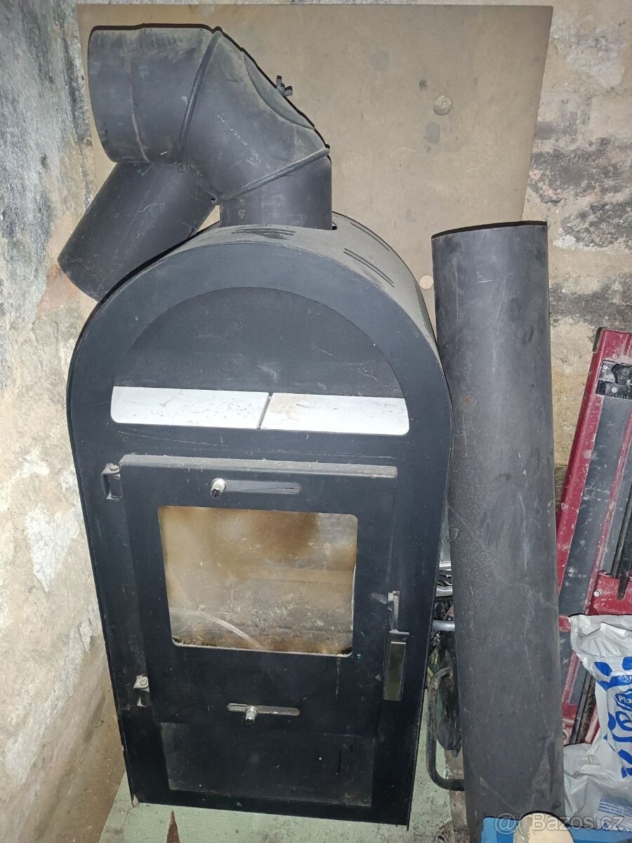Krbová kamna 7,2 kW + roura a koleno