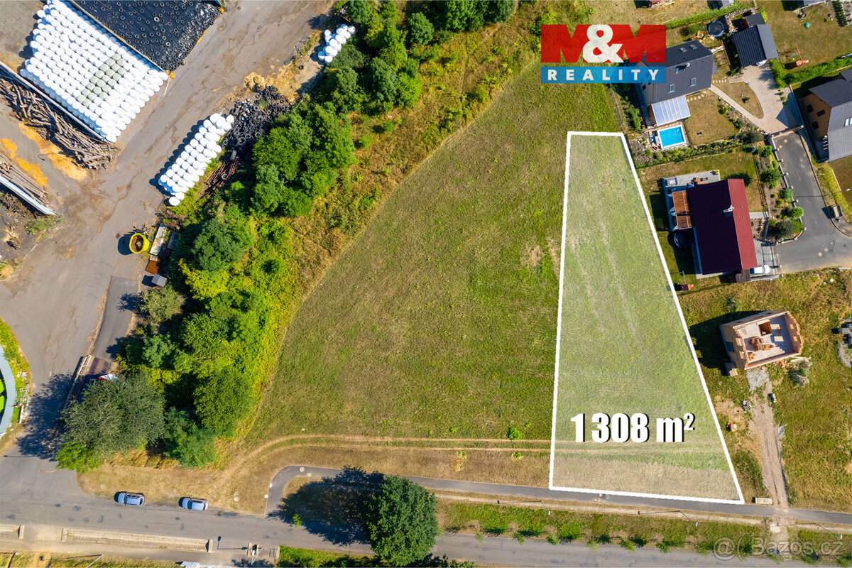 Prodej pozemku k bydlení, 1308 m², Malšovice
