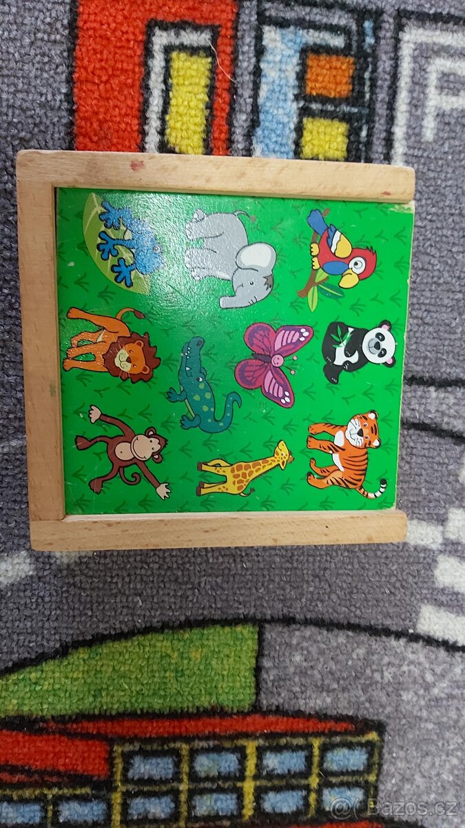 Dřevěné zvířátkové pexeso