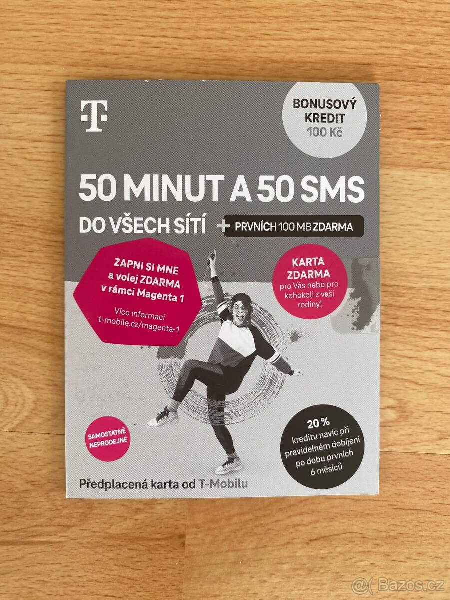 NOVÉ - Předplacená karta od T-Mobilu
