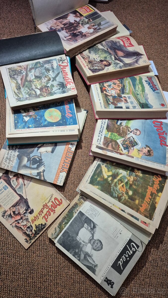 Skautské časopisy Vpřed - Junák Rychlé Šipy Foglar