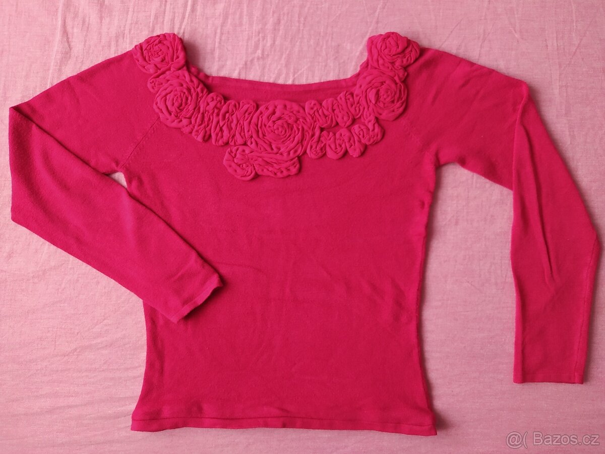 Dámská halenka s růžemi zn. H&M, vel. S