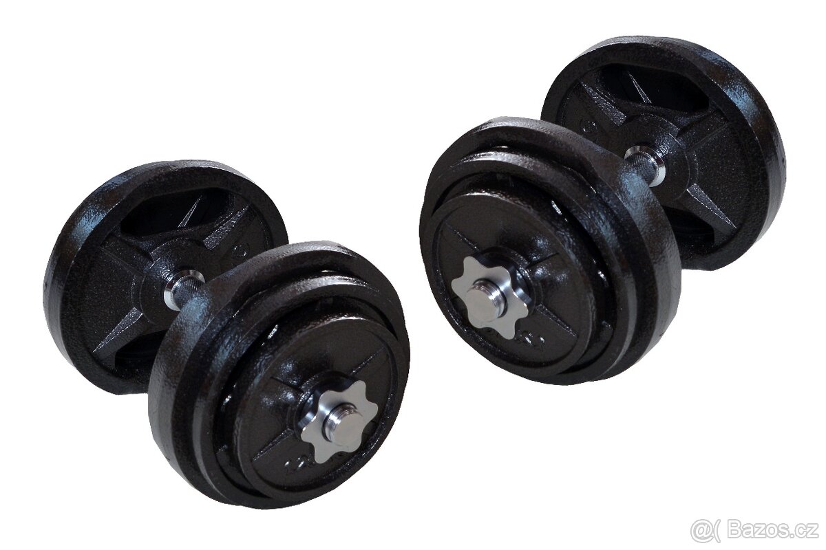 Jednoruční činkový set 2 x 20 kg