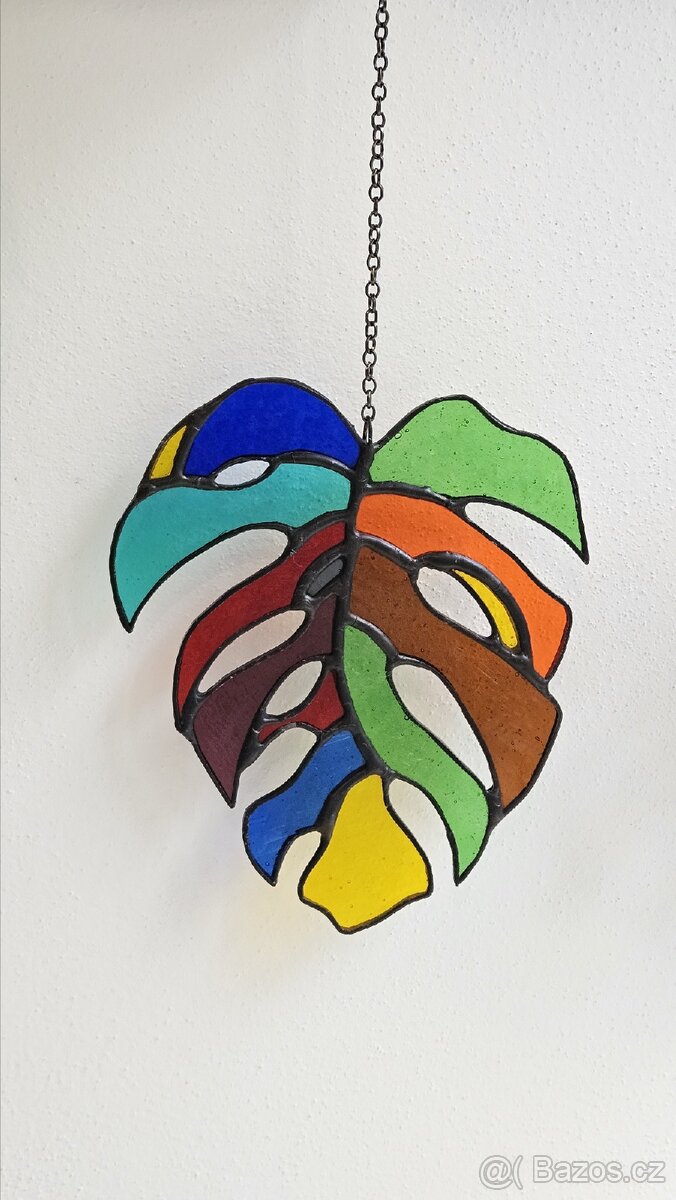 Vitrážový List Monstera